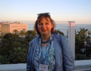 Dr. Feldmann-Leben on the Terasse of the Plaza Hotel in Nice during the conference Dinner