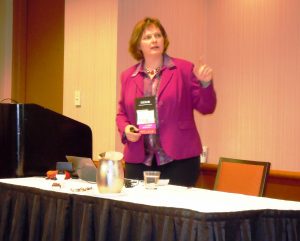 Dr. Feldmann-Leben bei ihrem Vortrag auf der ATA-Konferenz in Chicago